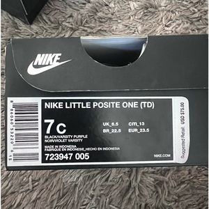 Little Posite One BLACK/VARSITY PURPLE-VARSITY PURPLE